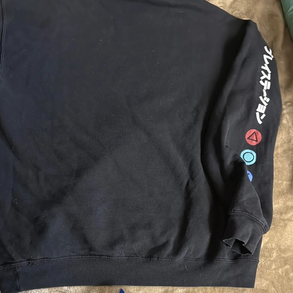 Sony PlayStation Console Black and Red Hoodie